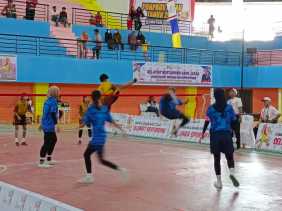 Takraw Putri Kembali Harumkan Bengkalis Persembahkan Emas dari Nomor Quadran