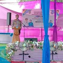 Hadiri Serah Terima Jabatan Ketua Posyandu Kemuning, Kompol Teguh Sampaikan Pesan Pemilu Damai 2024