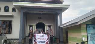 Bhabinkamtibmas Polsek Bangko Pusako Ajak Jemaat Gereja Bethel Indonesia Jaga Kamtibmas