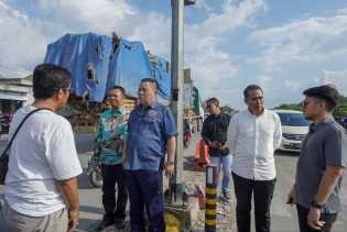 Pembebasan Lahan Pembangunan Flyover Simpang Garuda Sakti Aman Terkendali