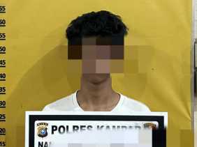 Pelaku Pencabulan Anak di Bawah Umur Ditangkap Polres Kampar saat Main Layangan