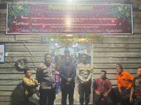 Polsek Teluk Meranti Amankan Perayaan Natal dengan Lancar
