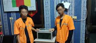 Dua Pelaku Pencuri Kotak Amal Mesjid di Bengkalis Ditangkap