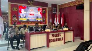 Polres Rokan Hulu Gelar Konferensi Pers Akhir Tahun, Paparkan Kinerja Sepanjang 2024