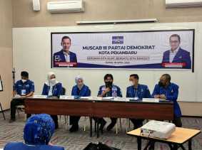 Muscab Serentak Demokrat Riau Selesai, 12 Calon Terpilih Aklamasi