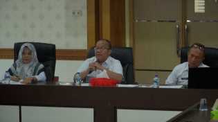 Sekretaris Bappeda Rohul, Febri Ferika,SP, Wakili Sekda Rohul Buka Sosialisasi Persiapan IID dan IGA Rohul Tahun 2023
