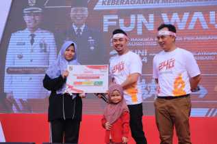 Fun Walk Hari Jadi Pekanbaru ke-240 Berlangsung Sukses
