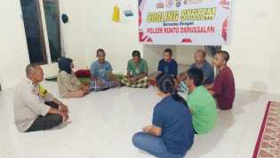 Bhabinkamtibmas Polsek Kuntodarussalam Gelar Cooling System di Desa Pasir Indah