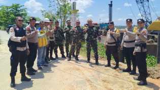 TNI-Polri Gelar Patroli Sinergitas di Rimba Melintang, Ciptakan Situasi Kamtibmas Kondusif