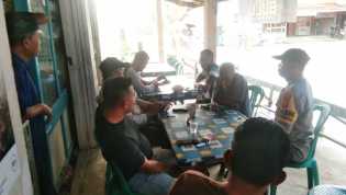 Polsek Gaung Cooling System untuk Menyukseskan Pemilu 2024 di Desa Teluk Merbau