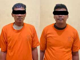 Dua Pelaku Penimbun Solar Ditangkap Polres Kuansing saat Antri di SPBU