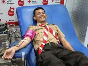 Peringatan Hari Relawan Sedunia, Kwarda Riau Ajak Muda-Mudi Donor Darah