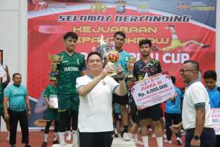 Polres Siak Boyong Piala Bergilir Sepak Takraw Kapolda Riau Cup 2023