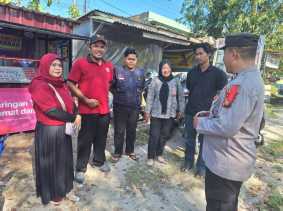 Polsek Dumai Kota Silaturahmi dengan Warga Ciptakan Pemilu Damai 2024