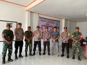 Cooling System Pemilu 2024, Patroli Gabungan TNI-Polri Polsek Logas Tanah Darat