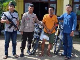 Diburu hingga ke Rohil, Pelaku Curanmor Dilumpuhkan Polisi saat Ditangkap