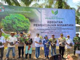 AKBP Franky Tambunan Hadiri Aksi Penghijauan di Tapung Peringati Hari Lingkungan Hidup Sedunia 2025