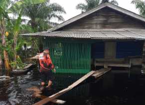 BPBD Bengkalis Lakukan Penyisiran Ke Lokasi Banjir