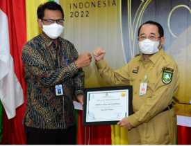Mantap! Bengkalis Terima Penghargaan Kinerjha DAK Terbaik 2021 