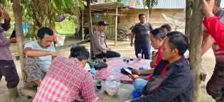 Polsek Rokan IV Koto Gelar Cooling System Pilkada 2024 Bersama Masyarakat Rokan Timur