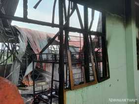 1 Santri Terluka Akibat Kebakaran Pondok Pesantren di Rohul 