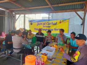 Personel Pelalawan Jalin Kedekatan dengan Masyarakat Wujudkan Pilkada Damai