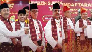 Besok KPU Provinsi Riau Undi Nomor Urut Tiga Paslon Gubernur