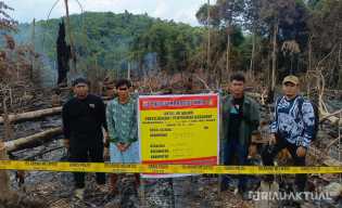 Terekam Satelit Polda Riau, Petani di Inhu Ditangkap karena Bakar Lahan