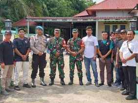 Polres Kuansing Amankan Kampanye Dialogis Paslon Bupati-Wakil Bupati di Dua Lokasi Kuantan Hilir Seberang