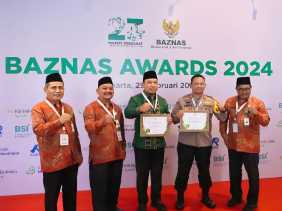 Polres Siak Satu-satunya Lembaga Polri di Indonesia yang Terima Baznas Award 2024