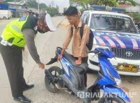 Kendaraan Tak Sesuai Standar, Ditlantas Polda Riau Tindak 298 Pengendara Dalam 2 Hari