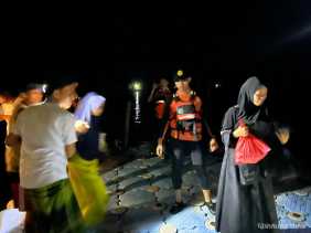 Mencekam, Kapal yang Ditumpangi 90 Santri di Meranti Mati Mesin