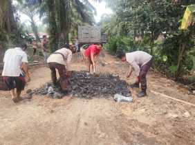 Jelang Pemilu 2024, Polsek Rimba Melintang Telusuri Pedalaman Rohil