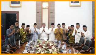 Jelang Penabalan Raja Luhak Rambah, Tokoh Adat dan Keluarga Bangsawan Silaturahmi ke Bupati Rohul