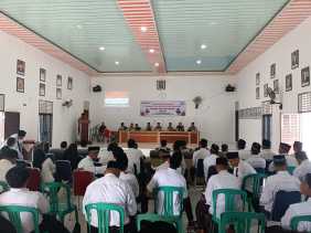 Polsek Bonai DS Gelar Pembekalan Pengawas TPS untuk Sukseskan Pilkada Damai 2024 di Rokan Hulu