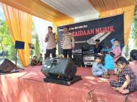 Kapolsek Bonaidarussalam Hadiri Pesta Pernikahan di Desa Sontang, Sampaikan Pesan Cooling System Pilkada