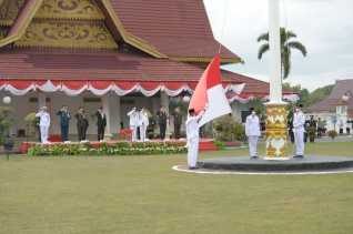 Upacara HUT RI ke 77 Digelar di Gedung Daerah