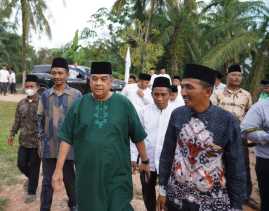 Ketua Masjid Al Hidayatul Manar Suak Temenggung Sampaikan Terima Kasih Dikunjungi Wakil Gubernur Riau Edy Natar Nasution