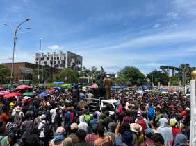 Pemprov Riau akan Carikan Solusi Terbaik, Massa Aksi Bubarkan Diri Siang Ini