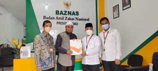 Laznas Riau Kedatangan Tim Rumah Zakat Pusat dan Riau, Bahas Program dan Laporan Tahunan