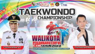 600 Atlet Taekwondo Berlaga di Walikota Pekanbaru Cup
