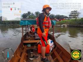 Mesin Perahu Jatuh Saat Mencari Ikan, Umar Tenggelam di Sungai Kampar