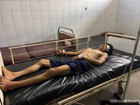 Pria Diduga Maling di Pekanbaru Dilempar Warga dari Atap