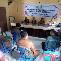 Polsek Rambah Gelar Cooling System dengan Masyarakat Desa Bangun Purba Timur Jaya