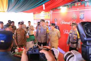 Pj Walikota bersama Forkopimda Riau Pantau Pengamanan Gereja dan Stok Beras Bulog