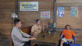 Polsek Bangko Pusako Ajak Warga Aktifkan Lagi Satkamling dan PAM Swakarsa