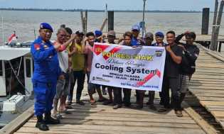 Satpolairud Polres Siak Lakukan Sambang Pesisir untuk Jaga Stabilitas Jelang Pilkada 2024