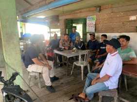 Pantau Situasi Kamtibmas, Kapolsek Sungai Batang Tingkatkan Sosialisasi Pemilu 2024