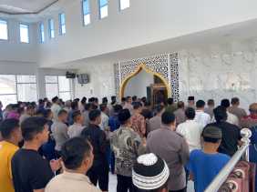 Polres Inhu Gelar Salat Gaib dan Doa Lintas Agama untuk Korban Bencana di Sumbar, Sumut, dan Aceh