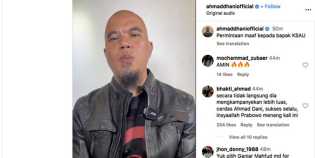 Nyolong Kampanye di Lanud Wiriadinata, Ahmad Dhani Minta Maaf